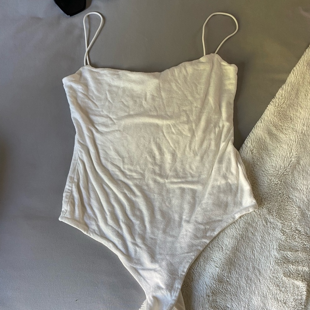 Naked Wardrobe white bodysuit